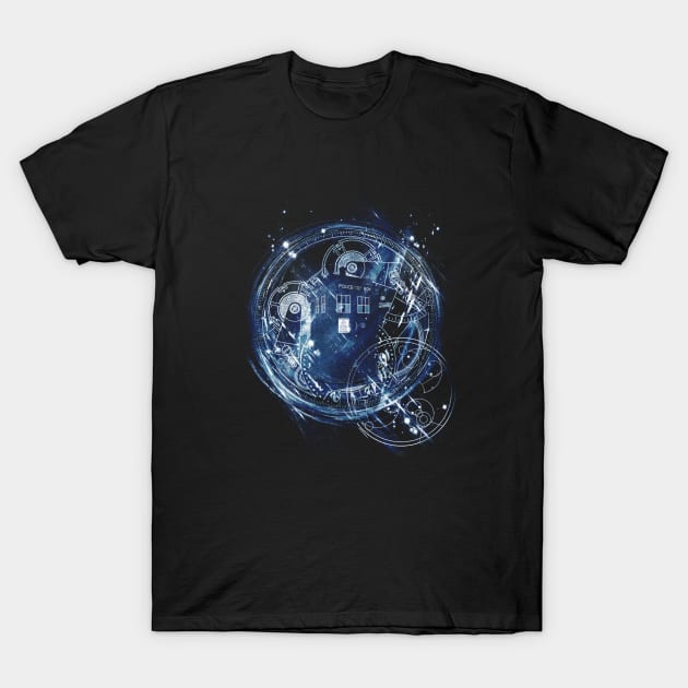 time vortex T-Shirt by kharmazero